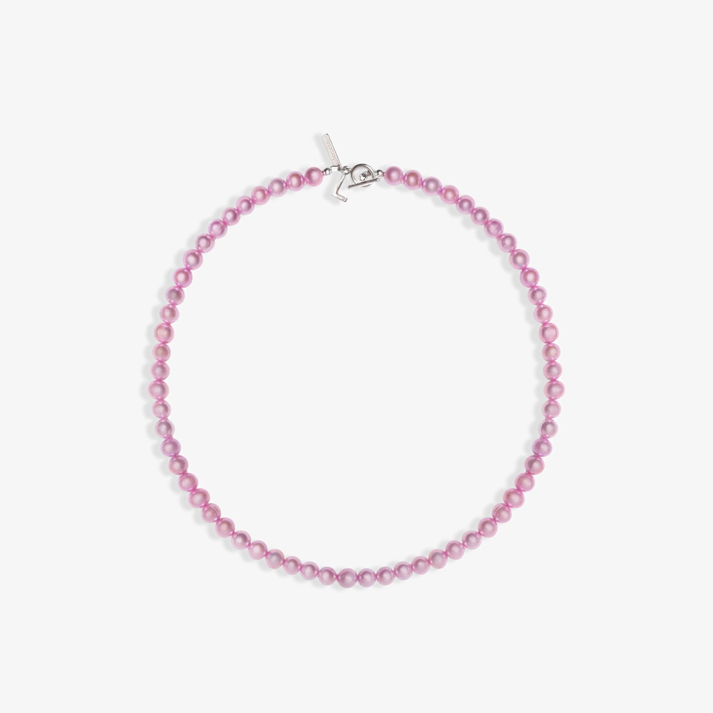 plum pearl necklace