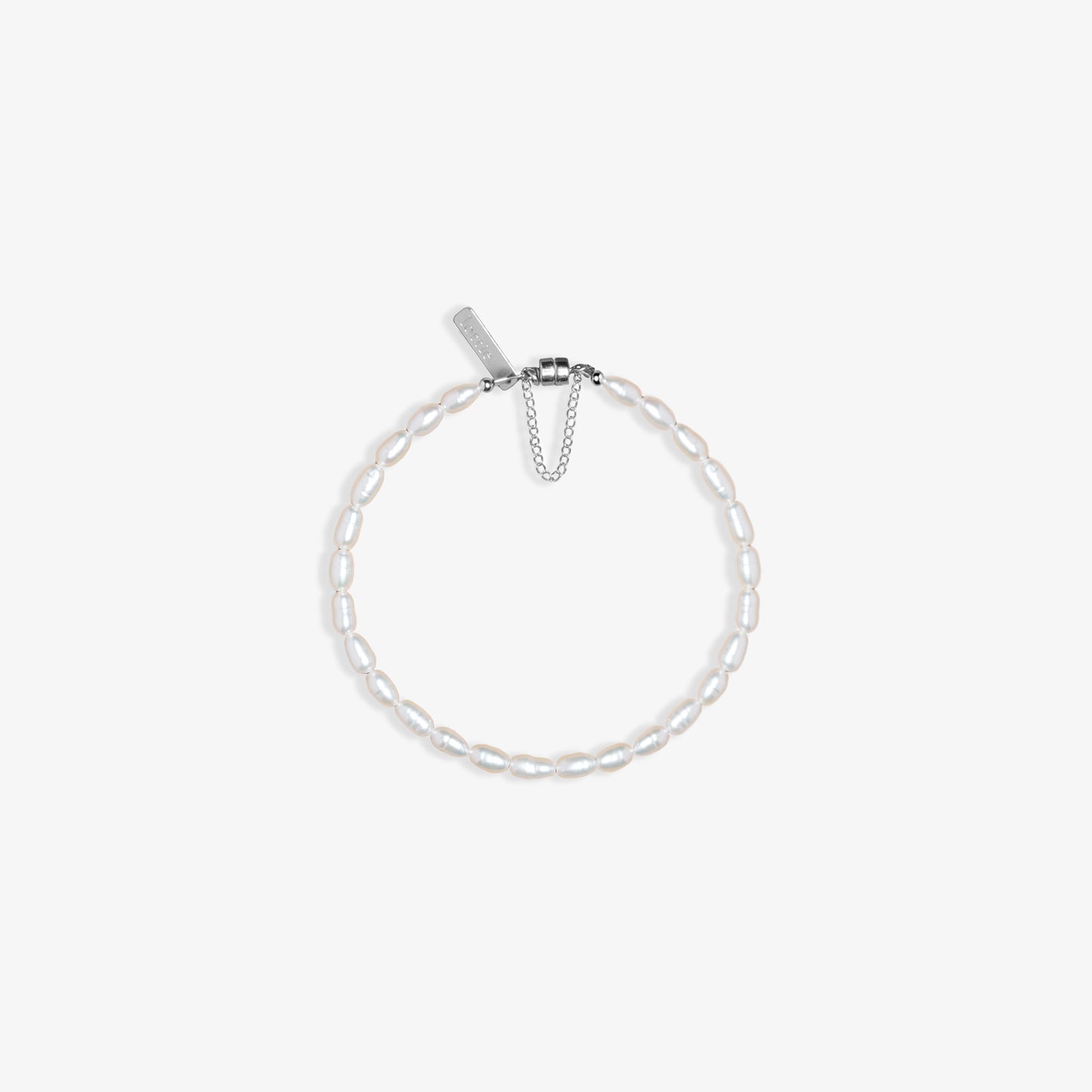 classic rice pearl bracelet