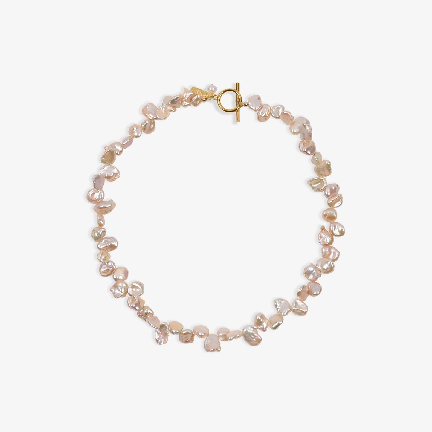 cream keshi pearl necklace