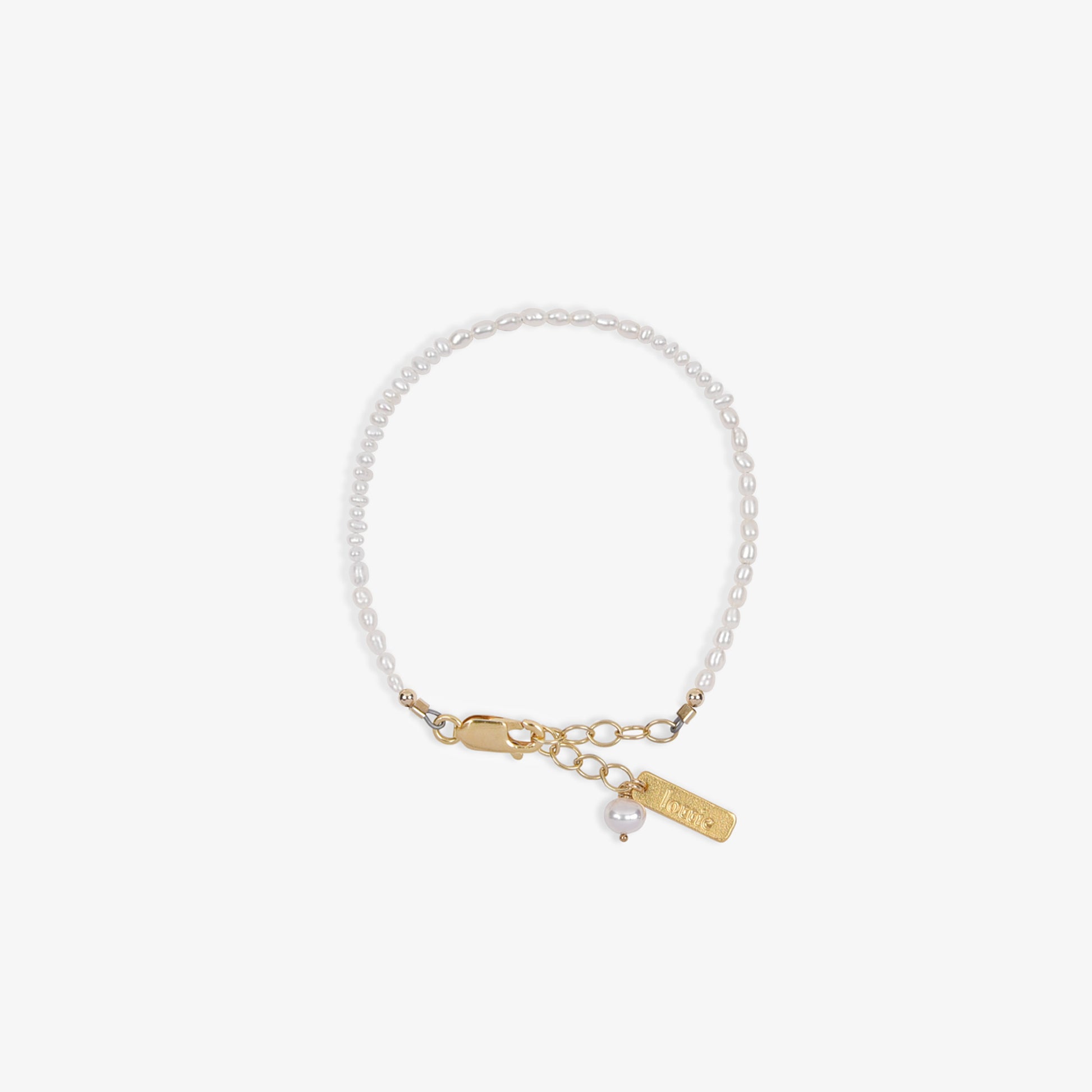 white teensy pearl bracelet, minimalist pearl bracelet, everyday bracelet, bridesmaid gift