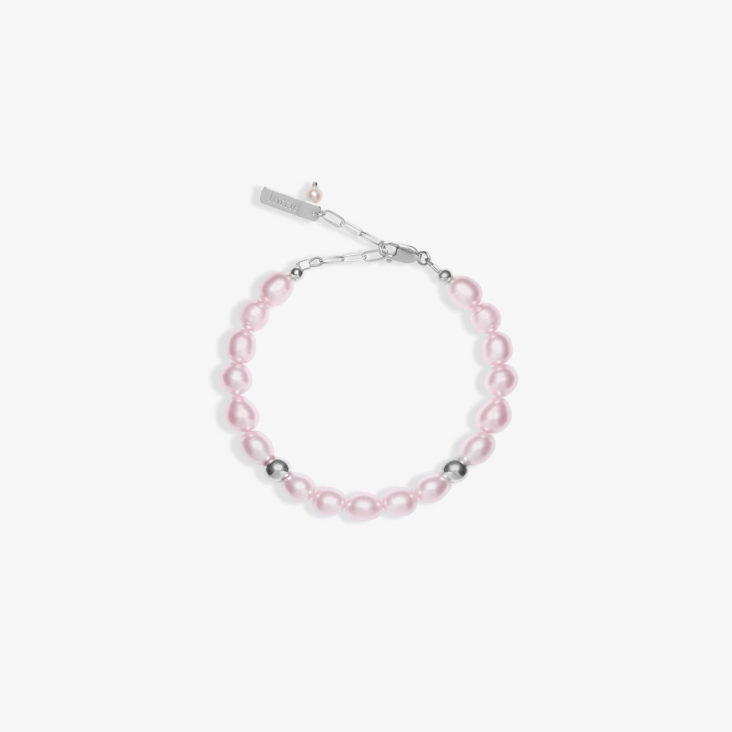 ballerina pink pearl bracelet