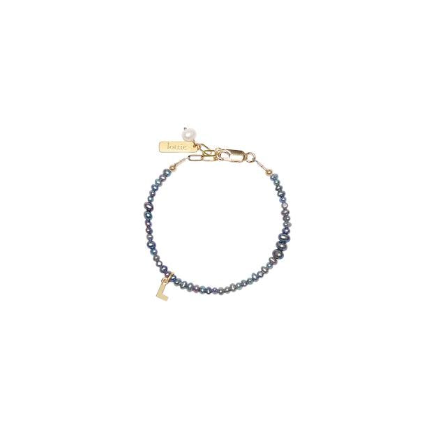 black teensy pearl bracelet