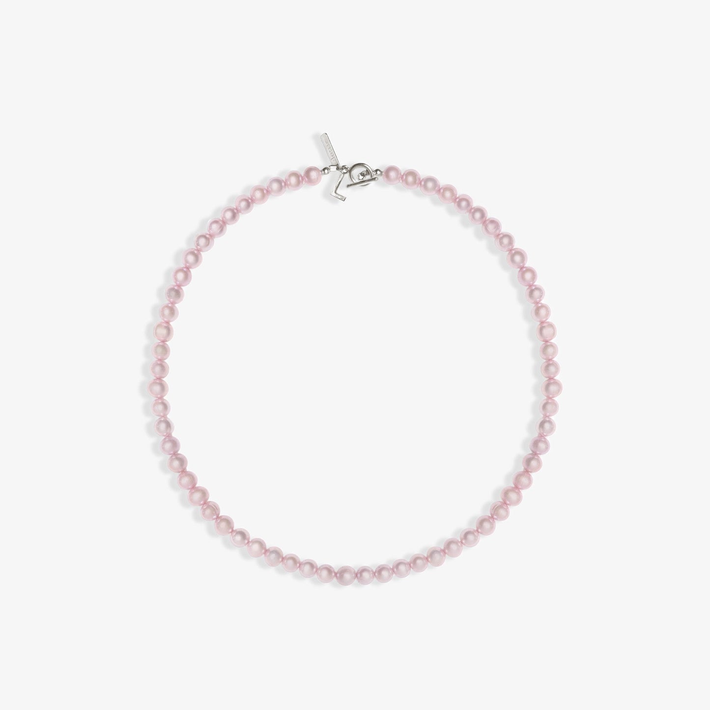 ballerina pink pearl necklace